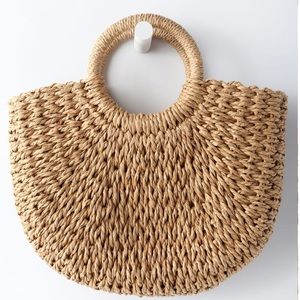 Lulus CORDELIA TAN WOVEN PURSE “ HOST PICK”👏🏻